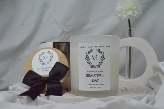 Luxury Soy wax Candle - Beautiful Day