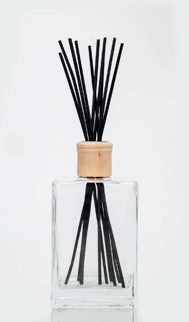 500ml Square Diffuser Bottle - Clear 28/410 Single Unit