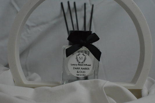 Melldeve Luxury Diffuser - 50ml Dark Amber & Oud