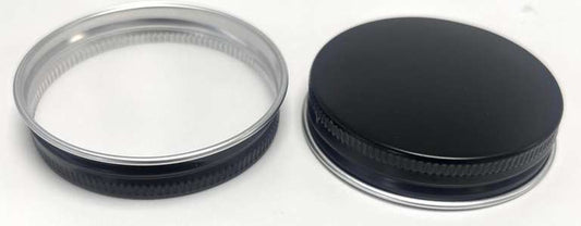 Aluminium Cover to Fit 100ml Glass Jar - Black Only
