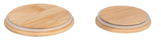 Bamboo Lid to Fit 100mm (550ml) - 80mm (315ml)