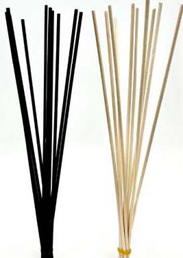 Fibre Diffuser Reeds Set of 10 - 25cm Black ( Single Set)