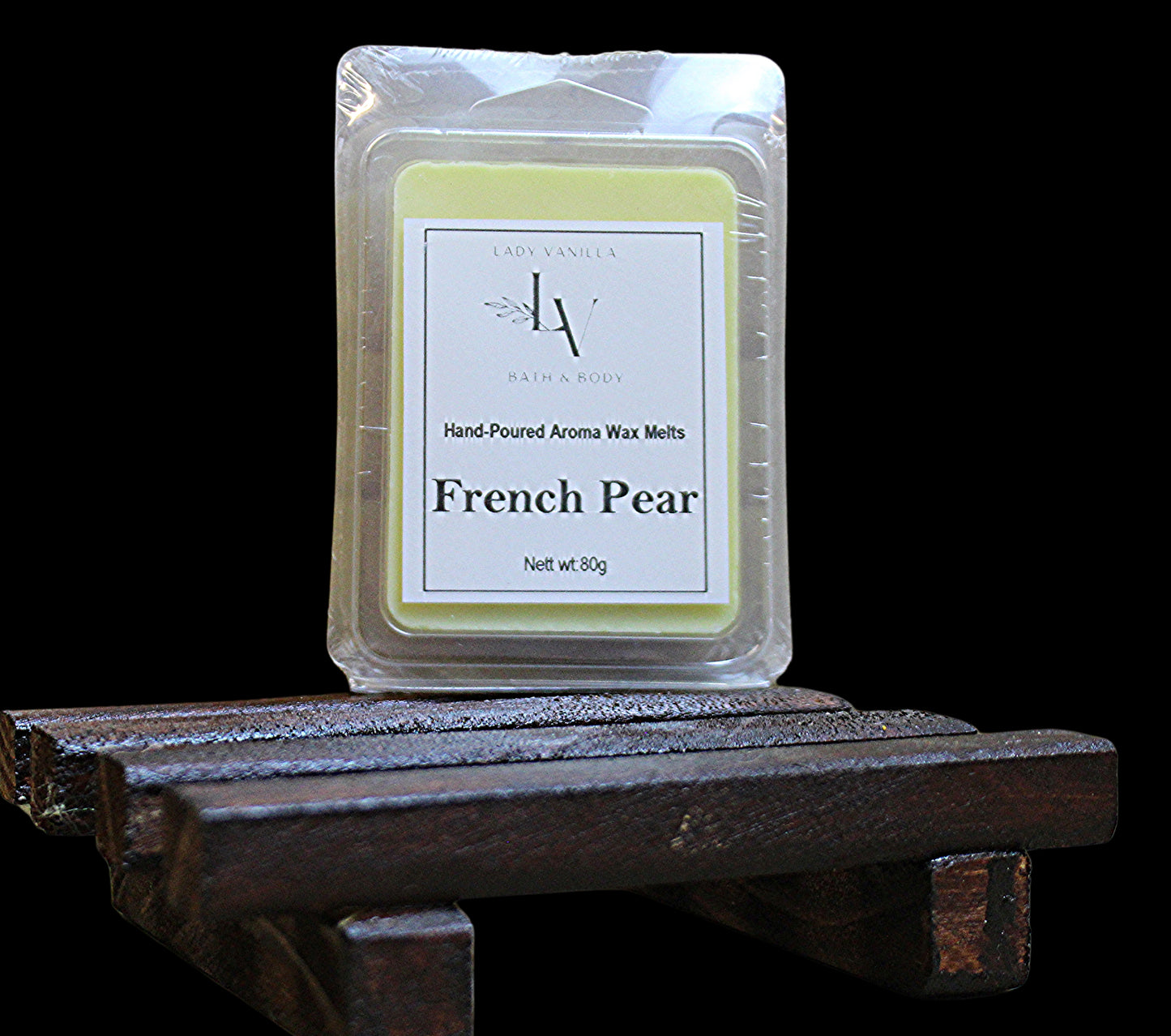 French Pear clamshell wax melt