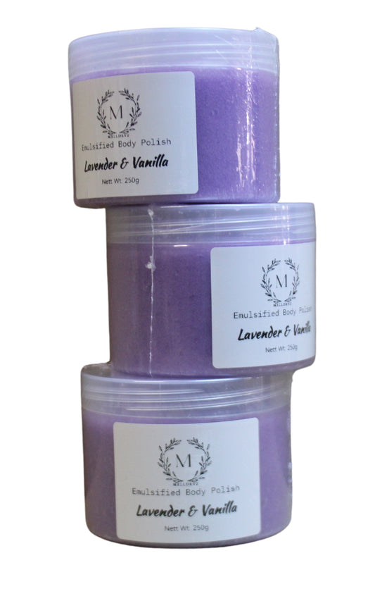 Lavender & Vanilla Body Polish 250g