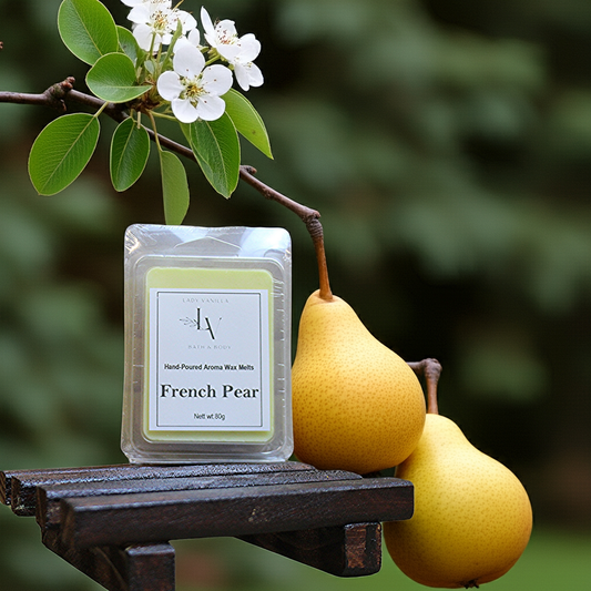 French Pear clamshell wax melt