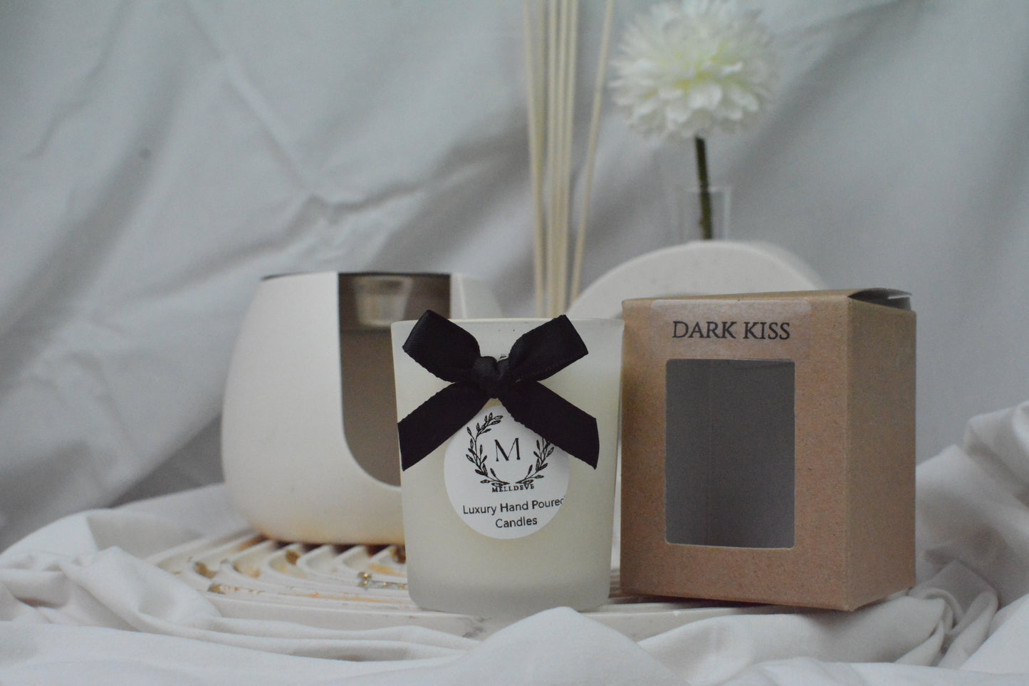 Luxury Votive Soy Wax Candle - Dark Kiss