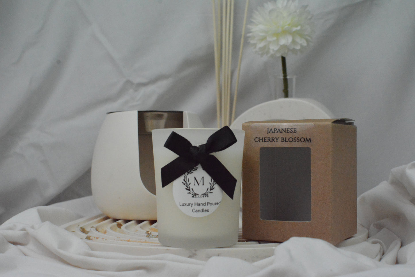 Luxury Votive Spy Wax Candle - Japanese Cherry Blossom