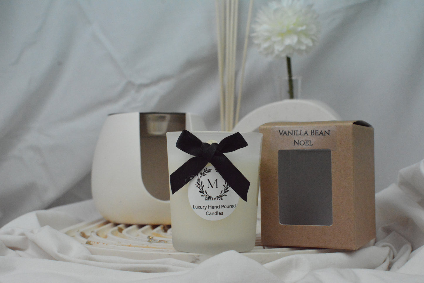 Luxury Votive Soy Wax Candle - Vanilla Bean Noel