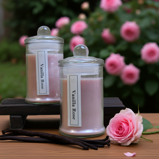 Vanilla Rose Jar Candle