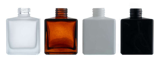 200ml Square Diffuser Bottle -Frosted Single Unit