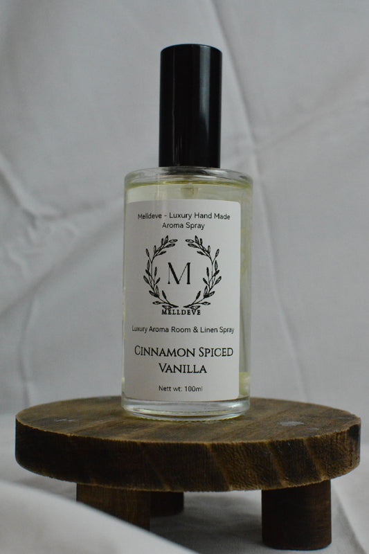 Melldeve Room & Linen Spray - Cinnamon Spiced Vanilla
