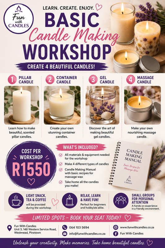 Basic Candle Making workshop