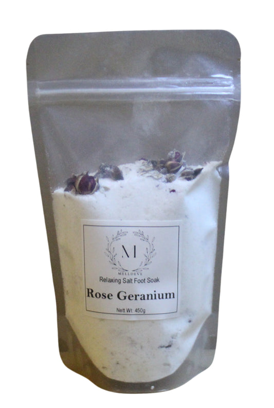 Rose Geranium Salt Foot Soak