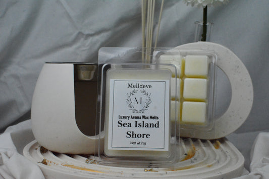 Melldeve Luxury Wax Melts - Sea Shore Island