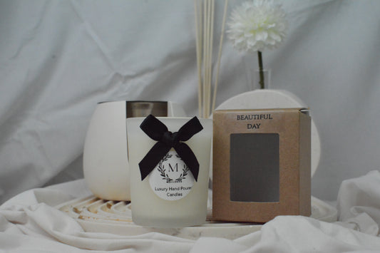 Luxury Votive Soy Wax Candle - Beautiful Day