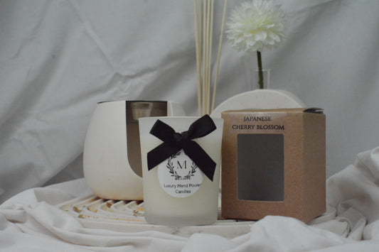 Luxury Votive Spy Wax Candle - Japanese Cherry Blossom