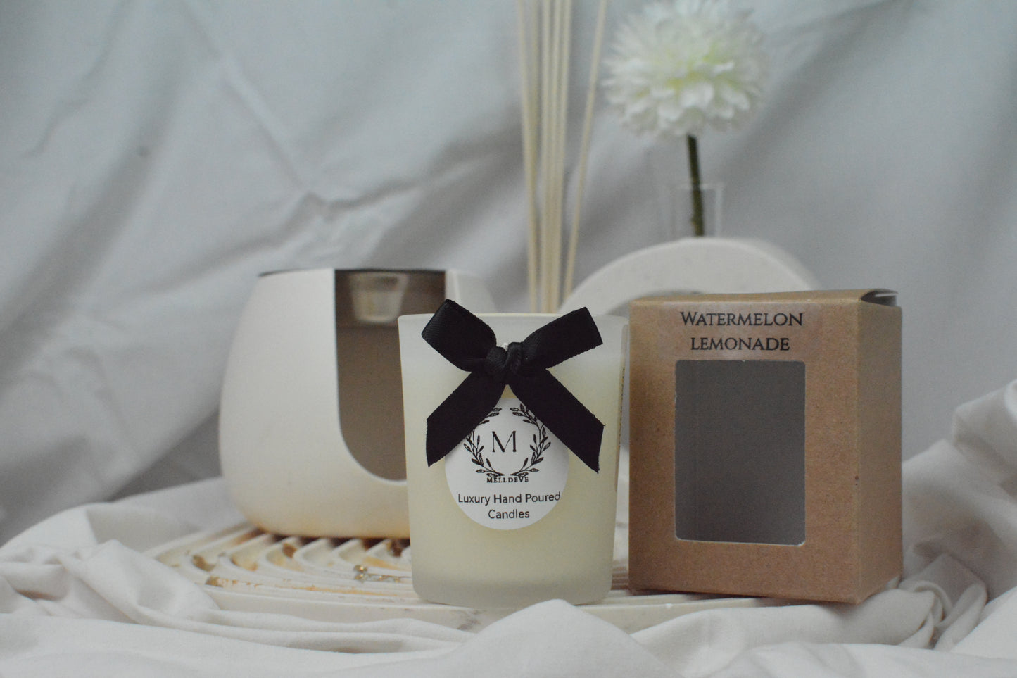Luxury Votive Soy Wax Candle - Watermelon Lemonade
