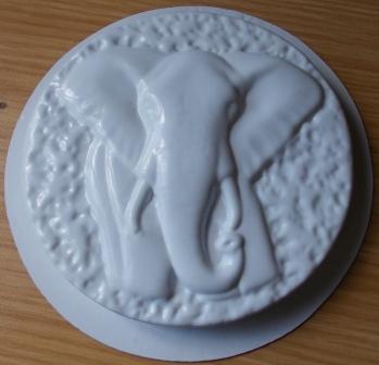 Big 5 Elephant Disc small 125x15mm