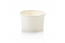 Ice Cream Tubs (Vintage) White